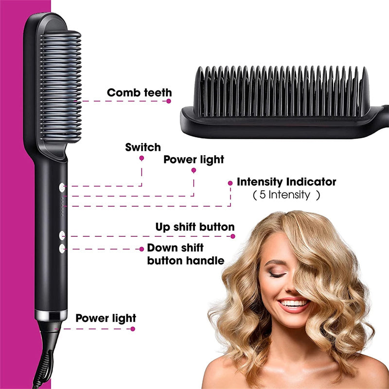 StyleFusion™ 2-in-1 Hot Comb Styler